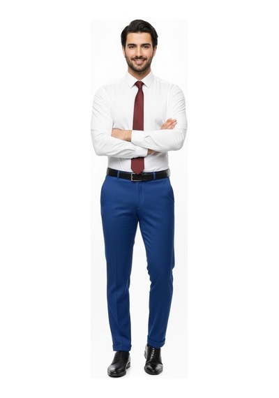 Presto Erkek Janella Slim Fit Pantolon İndigo Mavisi 2025-304 İndigo Mavi