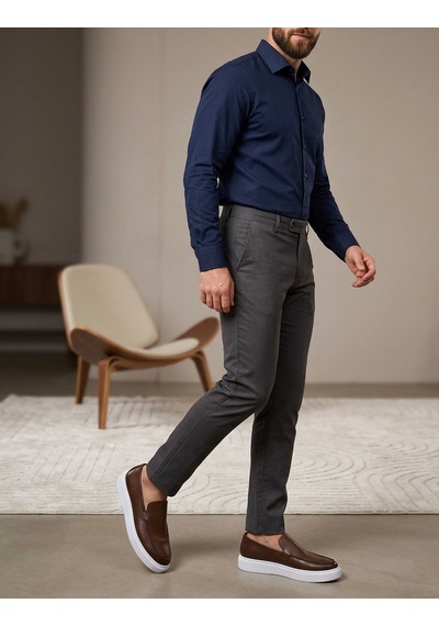 Growish Gr0318 Hakiki Deri Beyaz Eva Taban Günlük Kullanım Yüksek Taban Kahverengi Loafer Casual Ayakkabı Growish Gr0318 Hakiki Deri Beyaz Eva Taban Günlük Kullanım Yüksek Taban Kahverengi Loafer Casual Ayakkabı
