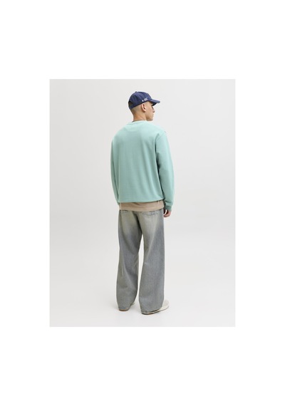 Jack & Jones Jjearchıve Graphıc Rahat Kesim Sweatshirt 12287995 Mavi