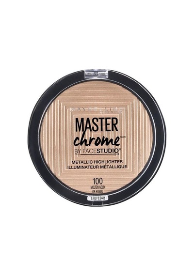 Maybelline New York Face Studio Master Chrome 100 Molten Gold Metalik