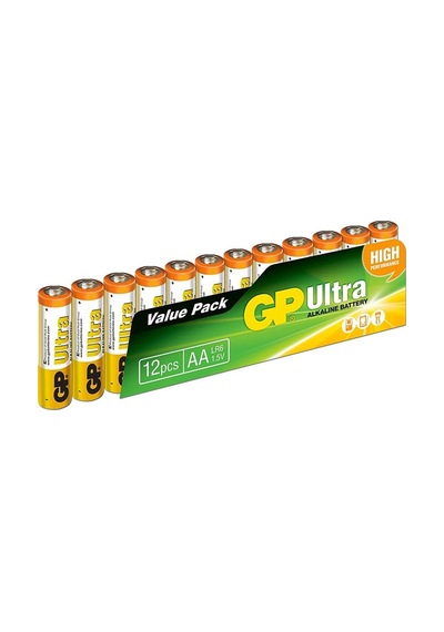 15AU-12Lİ PAKET ALKALİN AA KALEM PİL (12Lİ ) GP