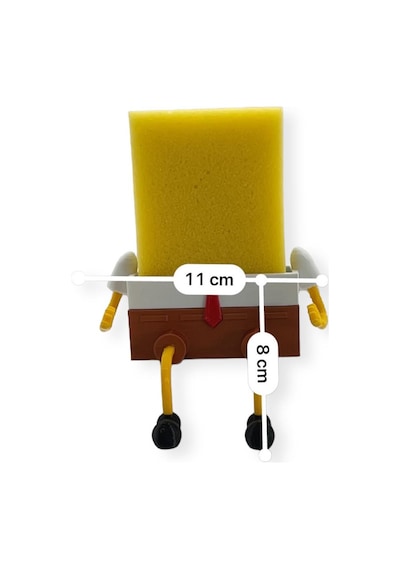 Markamakina Süngerlik ve Sünger Tutacağı Sponge Bob Çok renkli