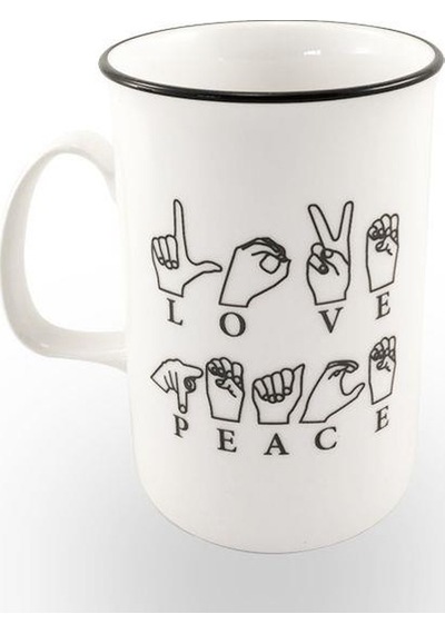 Decorium Kupa Love Peace Özel Seri