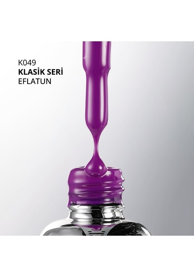 Kalıcı Oje K049, Eflatun, 10 Ml