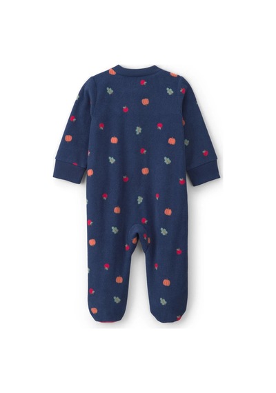 Carter's Kız Bebek Polar Fermuarlı Patikli Tulum Lacivert 1w11491