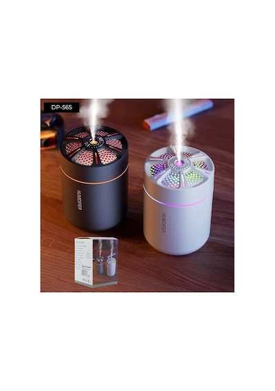 Yuvarlak Petek Tasarımlı Rgb Buhar Makinesi Evimdeyokyok