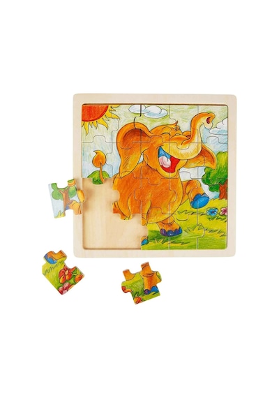 20 Parçalık Ahşap Puzzle: Woody Hayvanlar İle Eğlenceli Zamanlar
