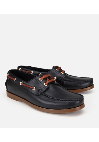 Hotiç Erkek Deri Siyah Bağcık Detaylı Günlük Loafer 02ayh319730a100 02ayh319730a100