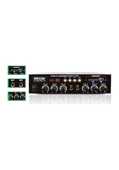 Dexun D-70 60W Hat Trafolu Mixer  Amfi