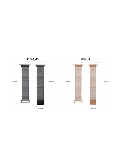 Watch 44mm Uyumlu Krd-78 Pu Deri Kordon Strap Kayış Mkst- Koyu Gri