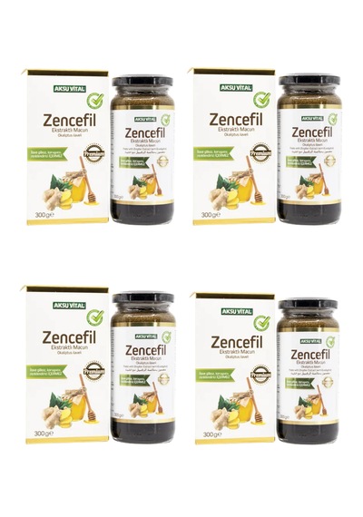 4 Adet Aksuvital Okaliptus İlaveli Zencefil Ekstraktlı Macun 300