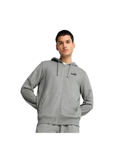 Puma Erkek Ess Full-zip Hoodie Eşofman Üst 68258803 Gri
