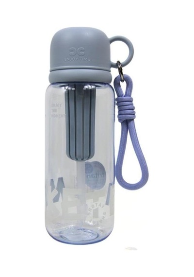 Cup Cover Su Matarası Tritan Mavi 800ml Çok Renkli