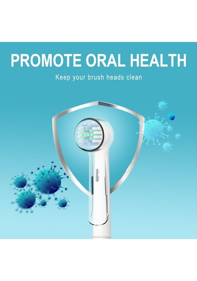 Oral-b Uyumlu Şarjlı Diş Fırçası Ve Elektrikli Diş Fırçası Başlıkları Için Koruma Kapağı 6 Adet