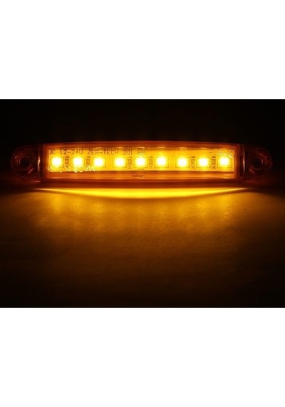 Off Road Slim Basamak Aydınlatma Ledi Parmak Led Sarı 9 Led 12-24v 10 Adet