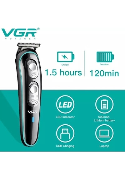 V-055 Galaxy X Power Şarjlı Traş Makinesi Saç Sakal Tıraş Makinası Erkek Bakım Seti