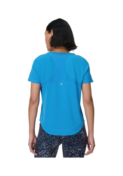 Sweaty Betty Sweaty Betty Breathe Easy Kadın Mavi Tişört 5131 Mavi