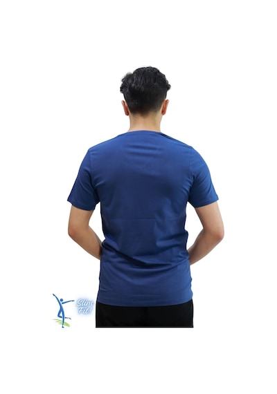 Sermoda Erkek Slim Fit V Yaka Tişört - Dar Kesim Basic Günlük T-shirt İndigo