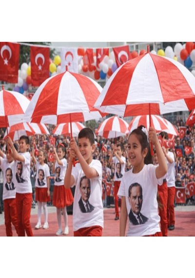Bamtebi Baston Boy Manuel Unisex Kırmızı Beyaz Baston Model Gösteri Ve Yağmur Şemsiyesi Katlanır Baston Şmsy Beyaz - Kırmızı