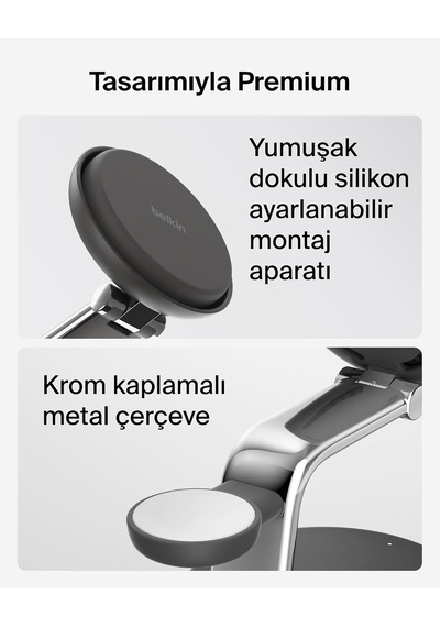 Ultracharge Pro Magsafe Uyumlu 3 Ü 1 Arada Qi2 25w Kablosuz Şarj Cihazı, İphone 17, Apple Watch, Airpods, Pixelsnap, Seyahat Ve Masaüstü Standı, 45w Adaptör, Siyah Çok Renkli Ultracharge Pro Magsafe Uyumlu 3 Ü 1 Arada Qi2 25w Kablosuz Şarj Cihazı, İphone 17, Apple Watch, Airpods, Pixelsnap, Seyahat Ve Masaüstü Standı, 45w Adaptör, Siyah Çok Renkli