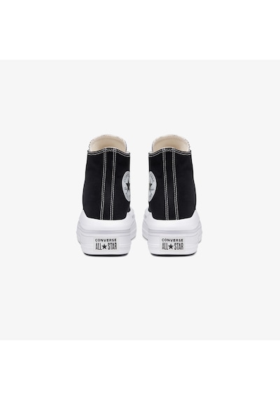 Converse Chuck Taylor All Star Move Platform Hi Unisex Siyah Sneaker Düz 568497c Siyah