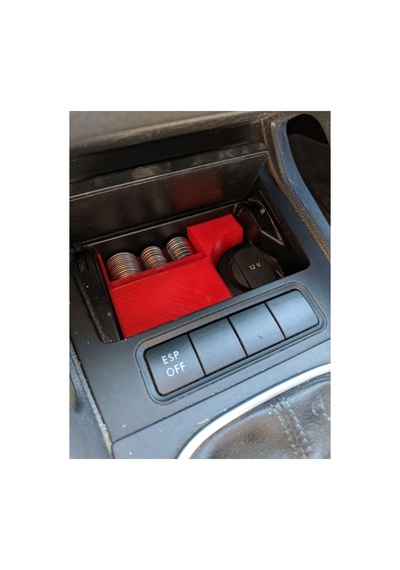 2005-2010 Volkswagen Jetta Ön Konsol Madeni Para Organizeri/dağıtıcısı