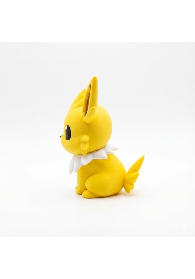 Jolteon Pokémon Figürü 3d Baskı Dekoratif Koleksiyon Figürü Anime Masaüstü Dekoru 0