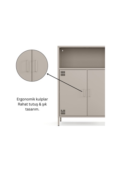 Pera Metal Dolap 2 Kapılı, Açık Raflı 80,50 X 40 X 109,50 Cm - 9 Renk Seçeneği Bulunmaktadır Bej Pera Metal Dolap 2 Kapılı, Açık Raflı 80,50 X 40 X 109,50 Cm - 9 Renk Seçeneği Bulunmaktadır Bej