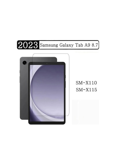 Samsung Galaxy Uyumlu Tab A9 8.7 Inç Tablet Kılıfı Silikon Ekran Koruyucu Dokunmatik Kalem Seti Kılıf