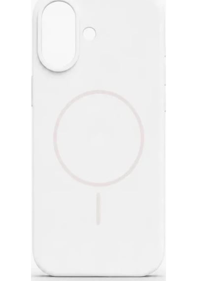 iPhone Uyumlu 16 Aura Akıllı Magsafe Animasyonlu Silikon Kılıf Beyaz