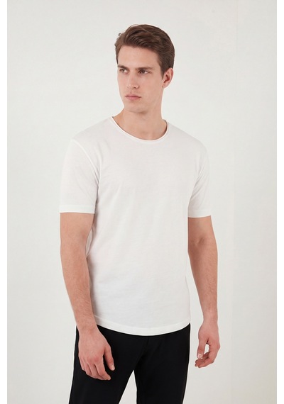 Buratti Erkek T Shirt 5904074 Ekru Ekru
