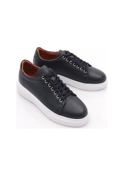 Dgn Paco Erkek Sneakers Ayakkabi Lacivert Floater Beyaz
