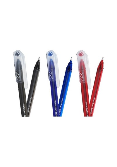 Pensan Tükenmez Kalem 5 Adet 1.0 Mm Büro Tipi Ballpoint Pensan Büro Tükenmez Kalem 1.0 Mm 2270 Diğer