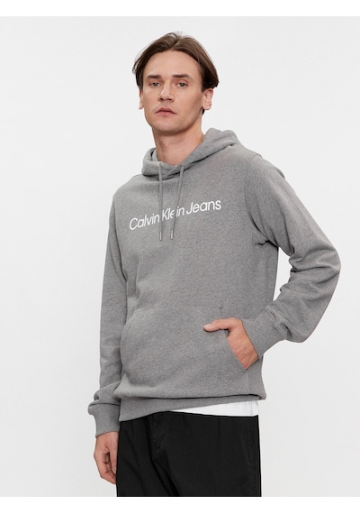 Calvin Klein Calvın Kleın Erkek Sweatshırt J30j322551-p2d Gri