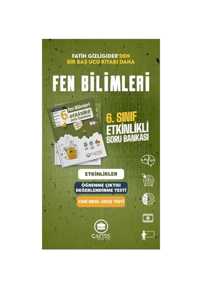 6.sınıf Fen Bilimleri Etkinlikli Soru Bankası