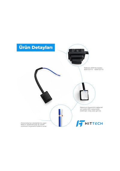 Hyundai Tucson Uyumlu Ön Dış Kapı Kolu Dokunmatik Switch Düğmesi 2016-2022 Eller Serbest Butonu OEM 82651D3710 82661D3710