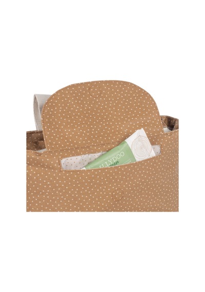 Walking Mum Poppy Bebek Arabası Puantiyeli Organizer Çanta Cinnamon Kahverengi