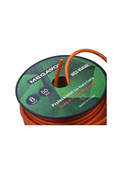 Megavox 8 Ga Rulo Kablo 50 Metre