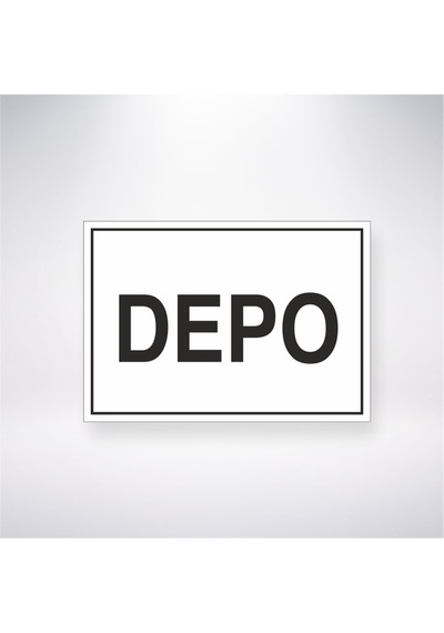 Depo 21x28 Arkası Yapışkanlı Sticker