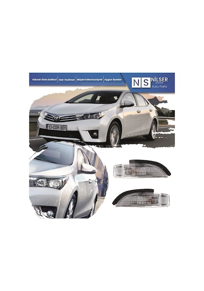 Toyota Corolla Uyumlu Dikiz Ayna Sinyali Sag - Sol Takim 2013-2020 531730692