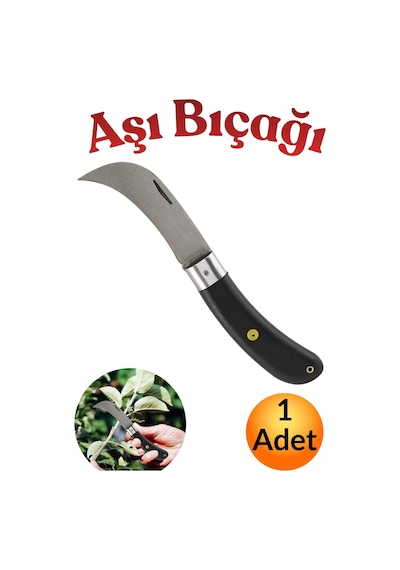 Profesyonel Çelik Aşı Bıçağı 220mm Eğri Uçlu Katlanabilir Keskin Bağ Ağaç Bahçe Budama Çakısı Plastik Saplı Çelik Aşı Çakısı Meyve Ağacı Dal Budama Makası Testeresi Aşılama Bıçakları Çakıları