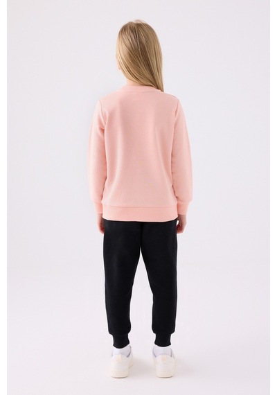 Rolypoly Kız Çocuk Garson Pembe Pijama Takım 3469 001