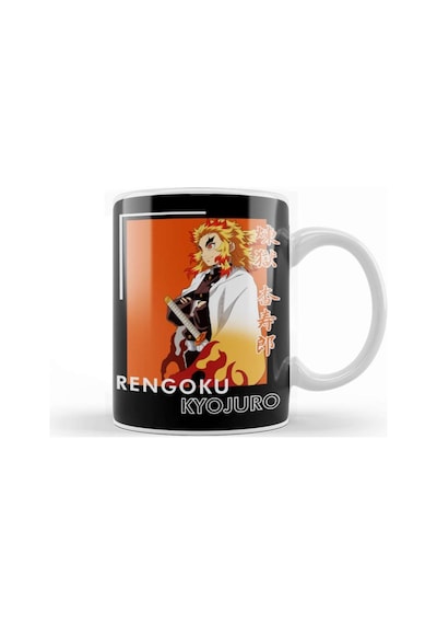 Demon Slayer Rengoku Kyojuro Kupa Bardak Porselen Karışık