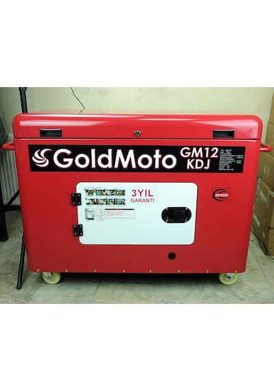 Goldmoto Gm12Kdj Dizel Jeneratör 10 Kva Monofaze Marşlı Kabinli