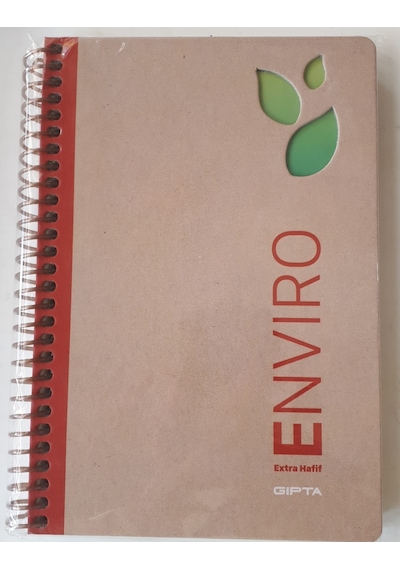 Gıpta Çizgili Defter 100 Yaprak Spralli 17 x 24 Sert Karton Kapak
