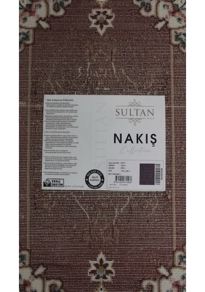 Nakış Serisi Kırmızı Zeminli Klasik Motifli Şık Salon Halısı Af308 Red Çok Renkli