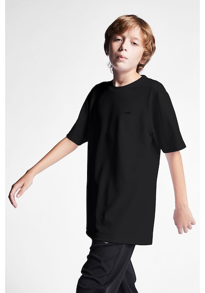 Lescon Çocuk Kısa Kollu T-Shirt 24S-3298-24B Siyah
