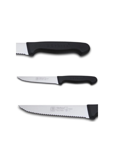 Sürbisa Sebze Bıçağı Lazerli 61005-lz 12.0 Cm Çok Renkli