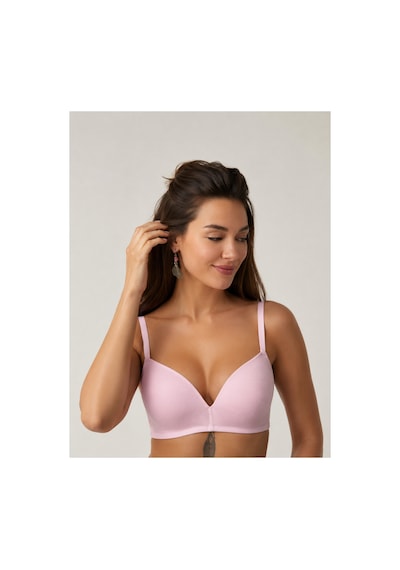Pijamask Kadın Basic Destekli Sütyen Külot Takımı Günlük Konforlu İç Giyim Seti 721t Pembe Pijamask Kadın Basic Destekli Sütyen Külot Takımı Günlük Konforlu İç Giyim Seti 721t Pembe