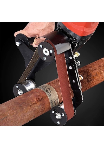 Taş Motoru Esnek Şerit Zımpara Aparatı Kayışlı Zımpara Dönüştürücü 740x40 Mm Rox Wood 0059